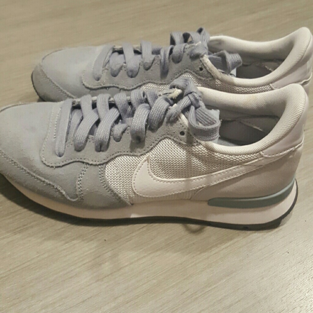 Powder blue Nike sneakers